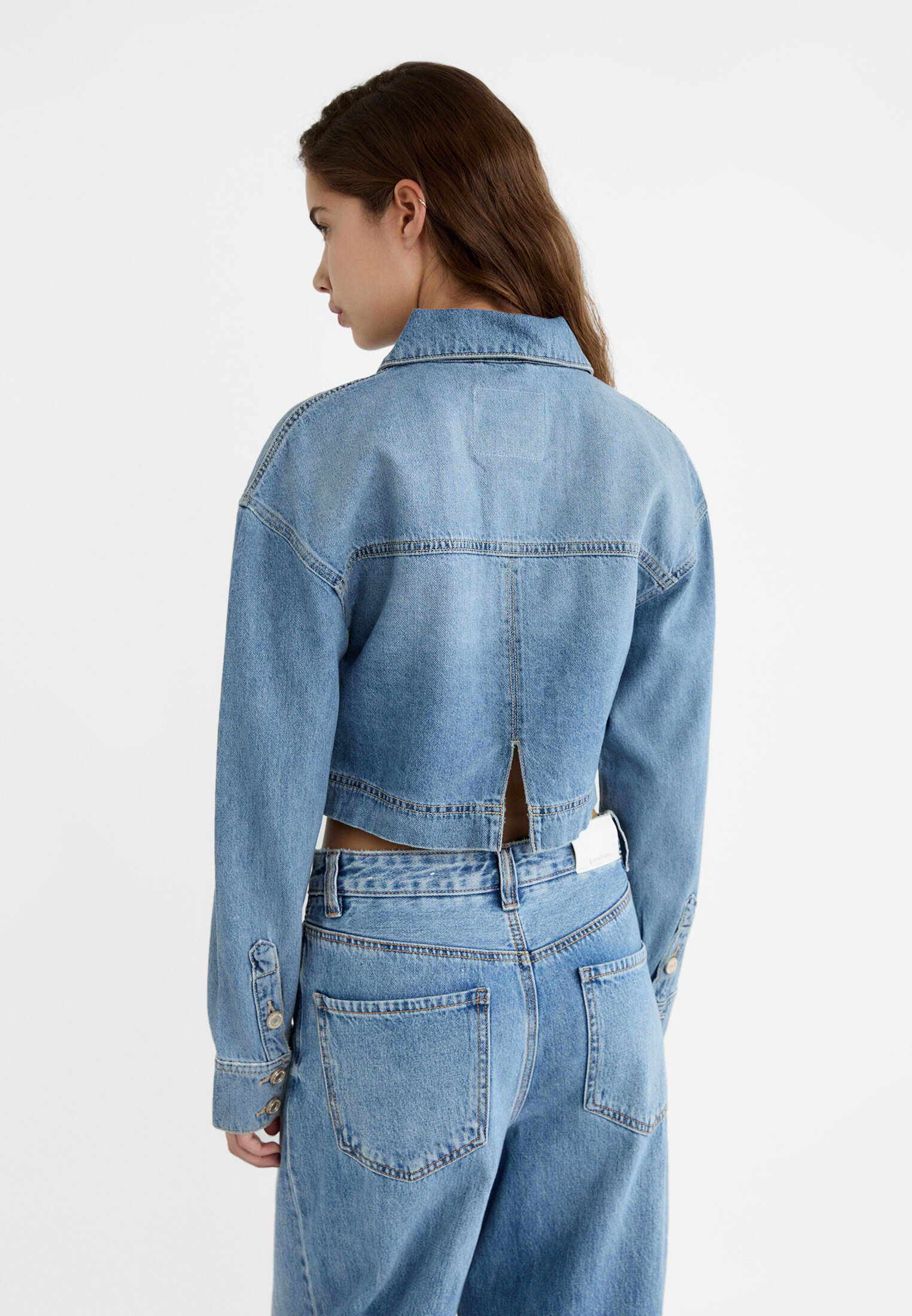 Hemdjacke damen jeans Clearance